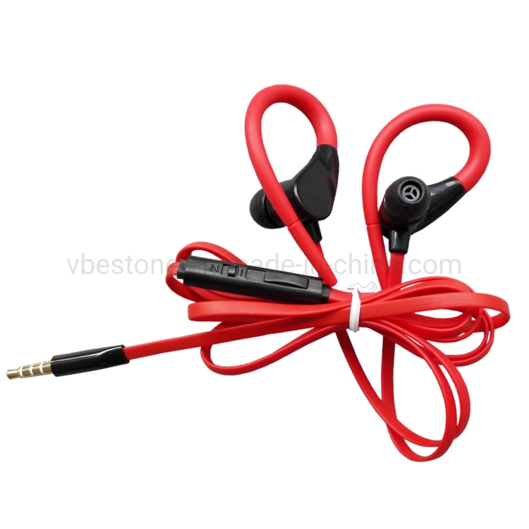 Earbuds with Microphone 3.5mm Pin Headset for Sports Ear Hook Earphones Wired Headset